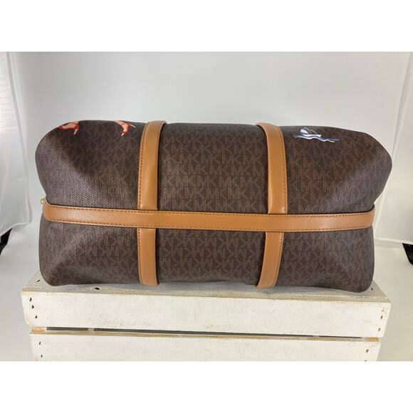 MICHAEL KORS, EXTRA LARGE SIGNATURE PVC LEATHER TOTE BAG - Picture 12 of 14